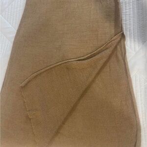 Free People Tan Pencil Skirt